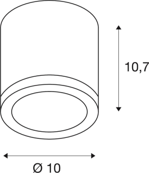 SLV Enola C LED Deckenleuchte     152101 