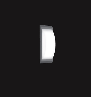 HELE LED-Wandleuchte Kapo IP54 A18610.93 