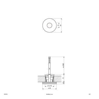 EVN Power-LED-Einbauleuchte 1W   P441102 