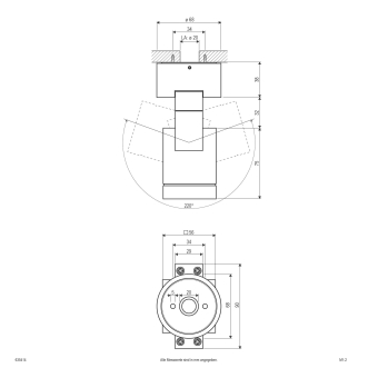 EVN Decken-und Wand-Anbau-Spot    635414 