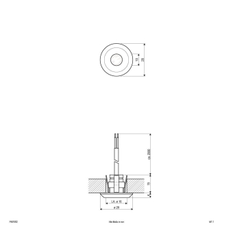 EVN LED-Einbauleuchte begehbar   P441002 