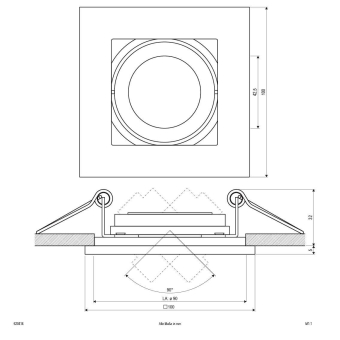 EVN Alu-Massiv-Deckeneinbaul.     620414 