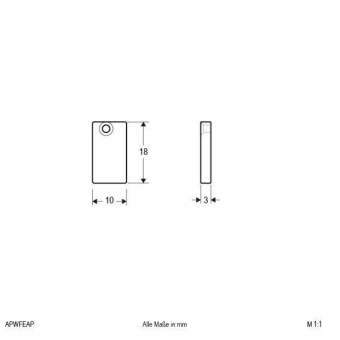 EVN Alu-End-Abschlussplatte,     APWFEAP 