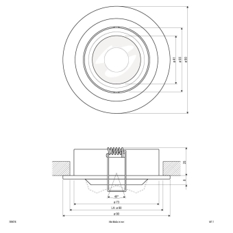 EVN Alu-Power-LED-Einbauleuchte   506014 
