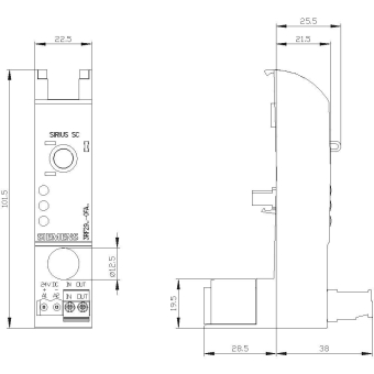Siemens 3RF29200FA08 Lastüberwachung 