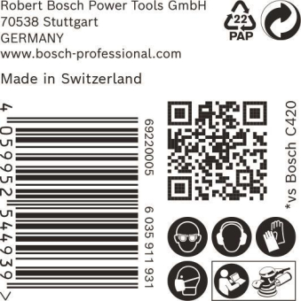 Bosch EXPERT Schleifblatt     2608901155 
