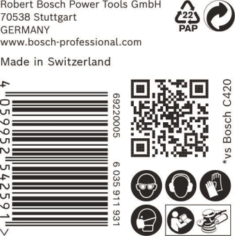 Bosch EXPERT Schleifblatt     2608900921 