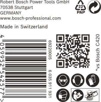 Bosch EXPERT Schleifblatt     2608900919 