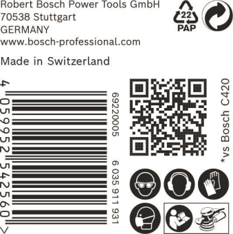 Bosch EXPERT Schleifblatt     2608900918 