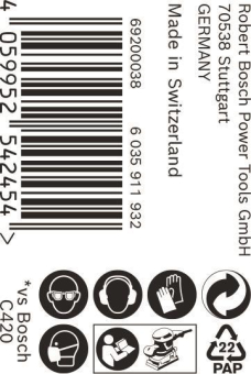 Bosch EXPERT Schleifband C470 2608900907 