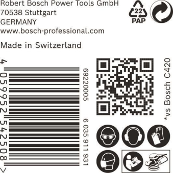 Bosch EXPERT Schleifblatt     2608900912 