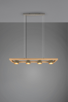 TRIO Pendelleuchte BELL 4-fl   301900467 