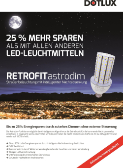 DOTLUX LED-HQL Astrodim E27 1665-130360T 