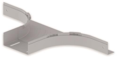 Unex T-Abzweiger lichtgrau         66178 