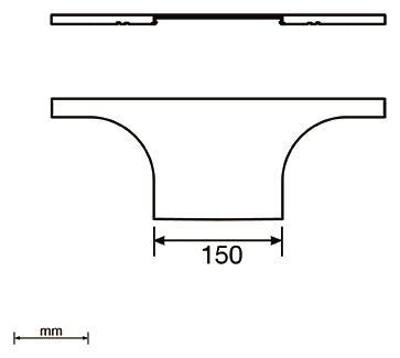 Unex Abdeckung T-Abzweiger 150mm   66179 
