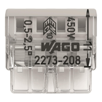 WAGO 2273-208 COMPACT-Verbindungsdosen- 