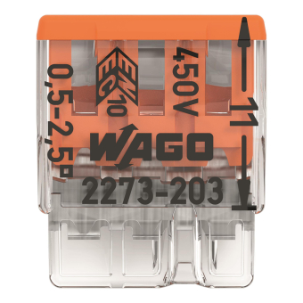WAGO 2273-203 COMPACT-Verbindungsdosen- 