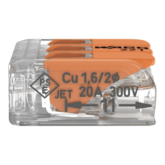 WAGO 221-413 COMPACT-Verbindungsklemme, 