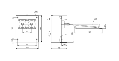 ALRE-IT Lufterhitzerthermostat  JTL-8 NR 