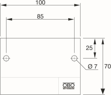 OBO KS-S ES Kennzeichnungsschild 