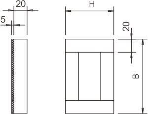 OBO BSKP-E0406 Endstück f.BSKP 0406 