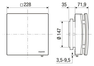 Maico Innenverschluss elektr.    AE 15/1 