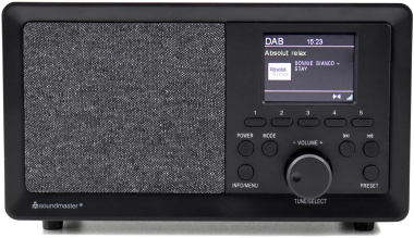 Soundmaster DAB350SW sw Digitalradio 
