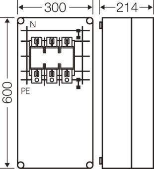 HENS Mi-Nh-Sicherungsgehäuse      MI6474 