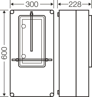 HENS Mi-Zählergehäuse             MI2413 