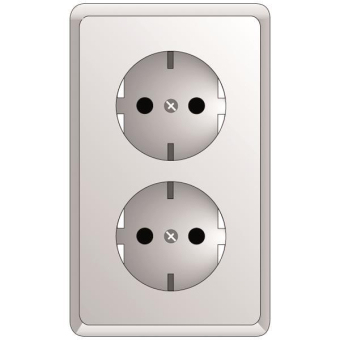 ELSO Steckd.2-fach Bodenbefestig  515414 