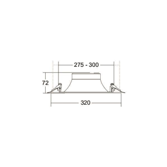 Brumberg LED-Einbaudownlight  40674173DA 