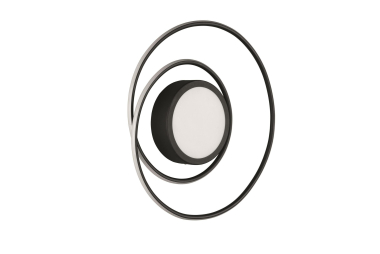 TRIO Deckenleuch. YAVA Schwarz 672310232 