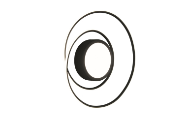 TRIO Deckenleuch. YAVA Schwarz 672310232 