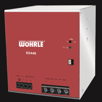 Wöhrle Netzgerät 3ph. E:340-550V   D2440 