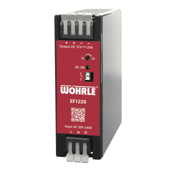 Wöhrle Netzgerät 1ph. E:90-264VAC EF1220 