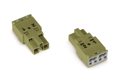 WAGO 770-272 Stecker,2-polig,hellgrün 