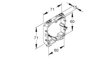 HKL Geräteträger fÜR BS-Kanal     KETR15 
