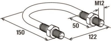 Fischer Rundstahlbügel ETR100-108 024428 