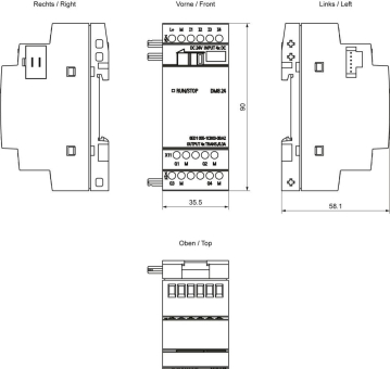 Siemens 6ED10551CB000BA2 LOGO! DM8 