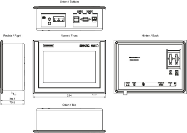 SIEM SIMATIC HMI      6AV2124-0GC13-0AX0 