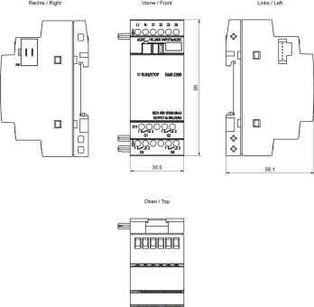 Siemens 6ED10551FB000BA2 LOGO! DM8 230R 
