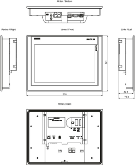 Siemens 6AV21240MC010AX0 SIMATIC TP1200 