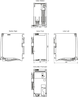 SIEM SIMATIC S7-1500  6ES7505-0RA00-0AB0 