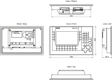 Siemens 6AV21241GC010AX0 SIMATIC KP700 