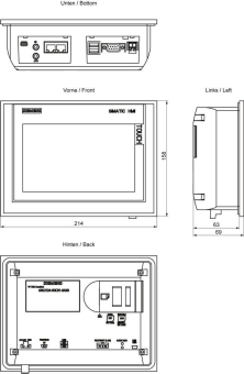 Siemens 6AV21240GC010AX0 SIMATIC TP700 