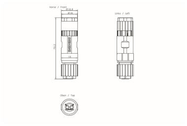Siemens 6GK19050EB10 PROFIBUS FC M12 