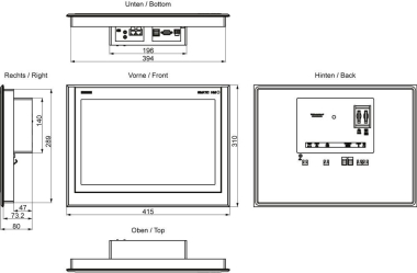 SIEM SIMATIC HMI      6AV2124-0QC13-0AX0 