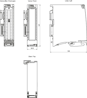 SIEM SIMATIC S7-1500  6ES7522-1BF00-0AB0 