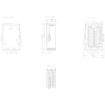 Siemens 6GK15033CB00 PROFIBUS OLM/G12 