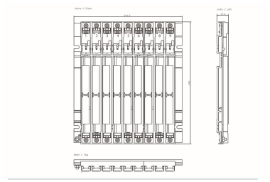 SIEM Bgr. Träger Alu  6ES7400-1JA11-0AA0 